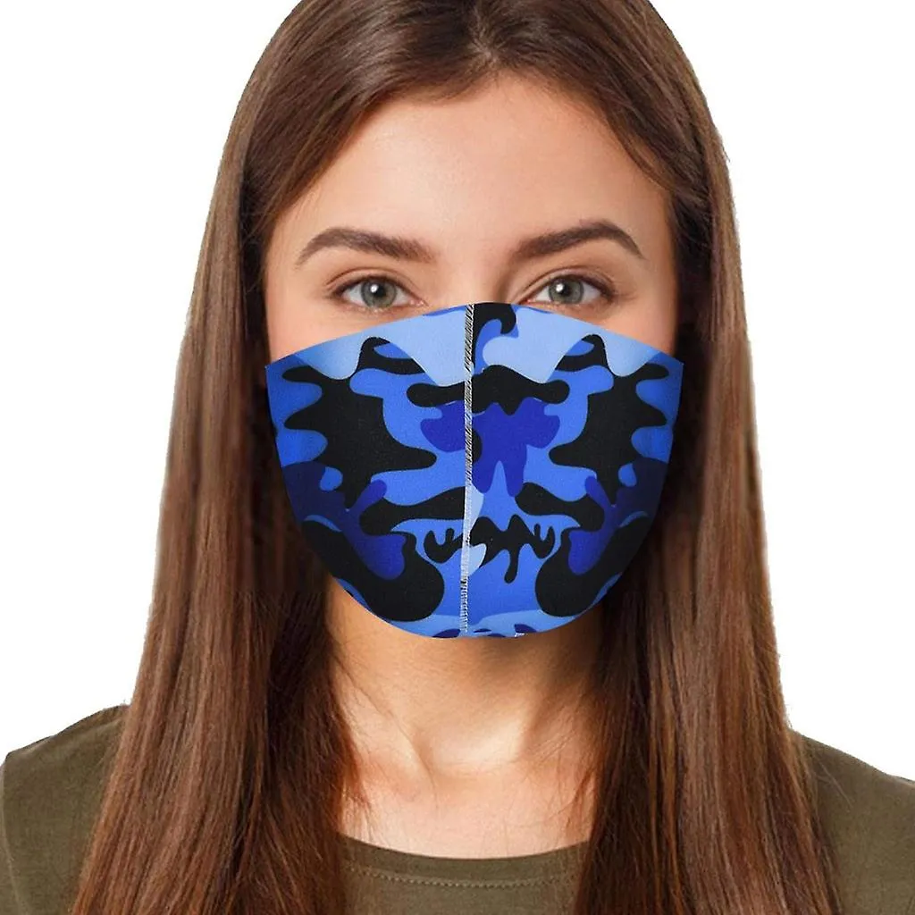 Masks Reusable Colorful Fabric Face Turban Stylish Fashionable Neutral Washable Mask No1185