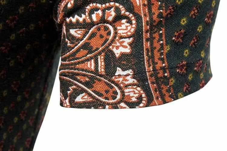 Men's  Short Sleeved Summer Casual Printed Shirts
