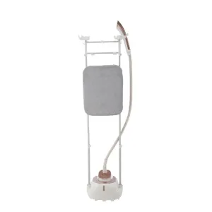 Midea 1800W 2L Digital Garment Steamer With Detachable Board, Free Angle Adjustable Poles Rotary Wheels   Multiple Attachments For Wrinkle Free & Sanitized Garment - MY-GZ20D2W
