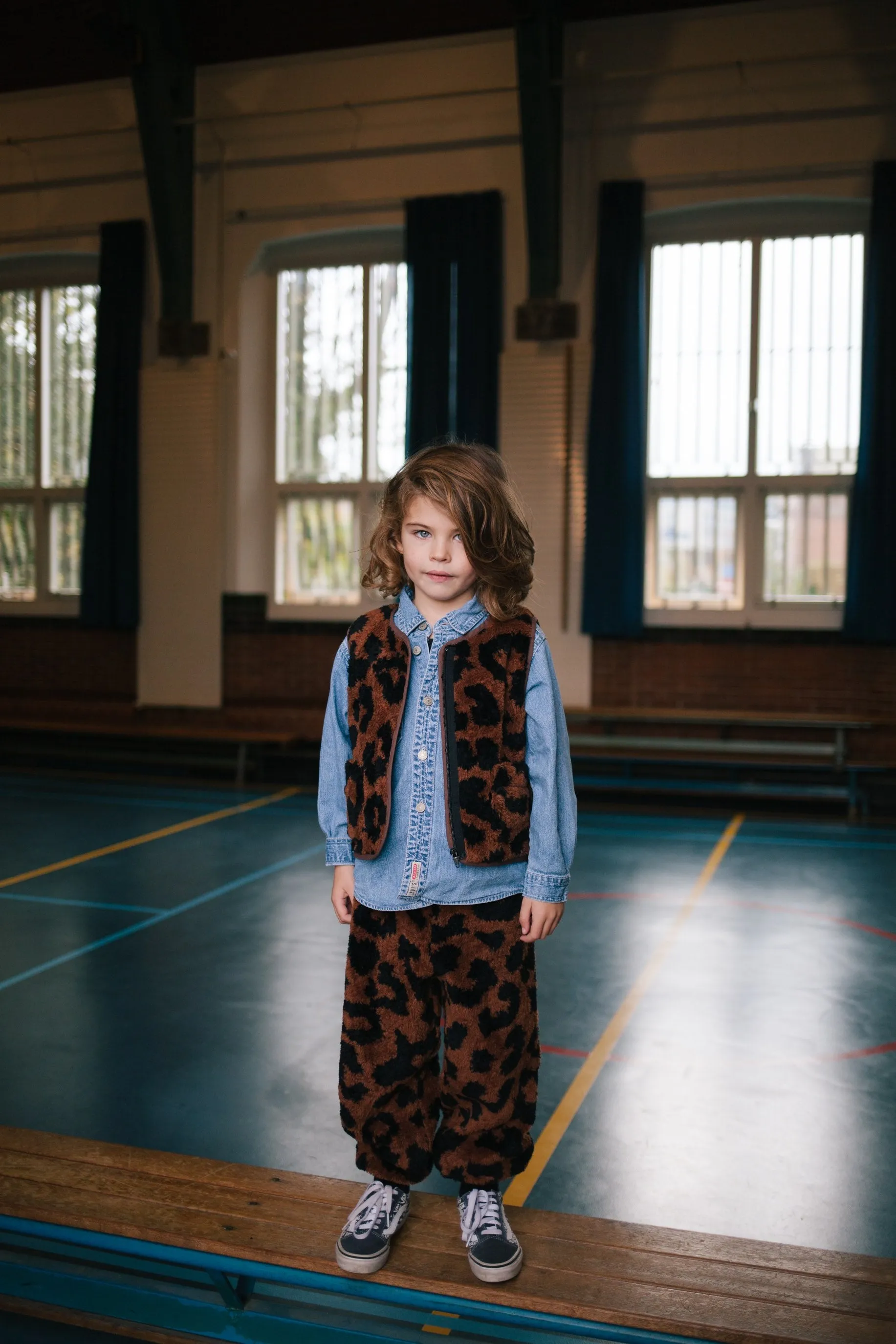 Pants Fluffy Teddy Leopard