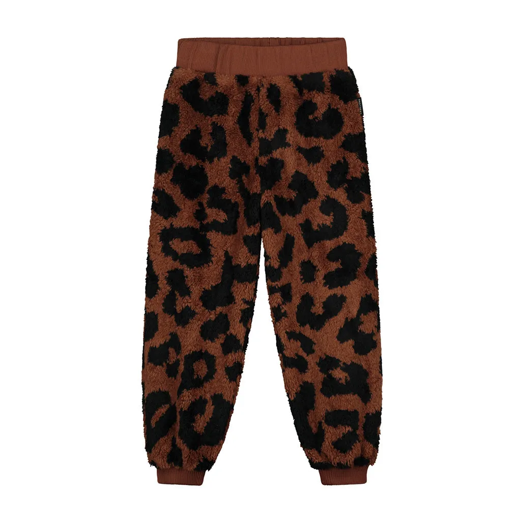 Pants Fluffy Teddy Leopard