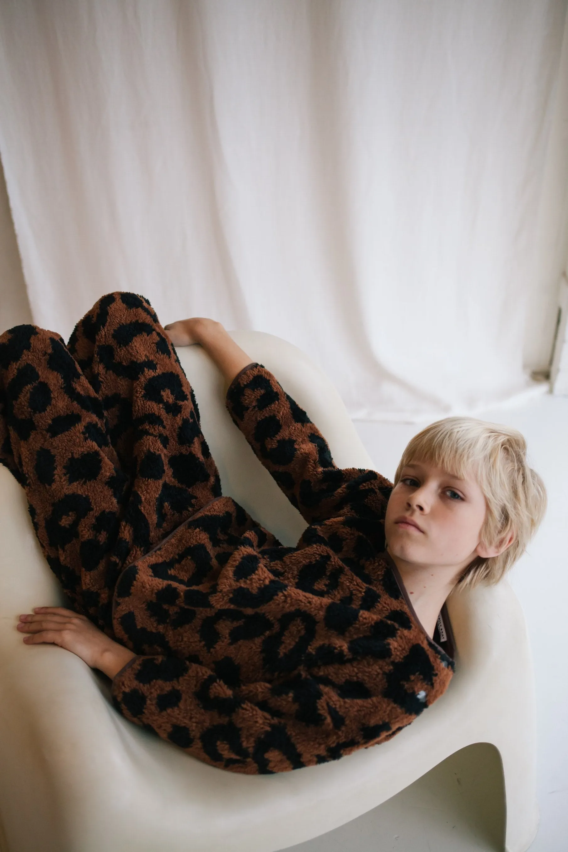 Pants Fluffy Teddy Leopard