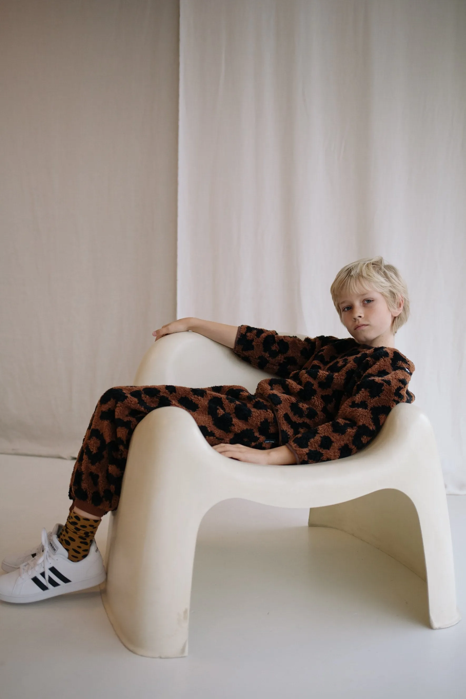 Pants Fluffy Teddy Leopard
