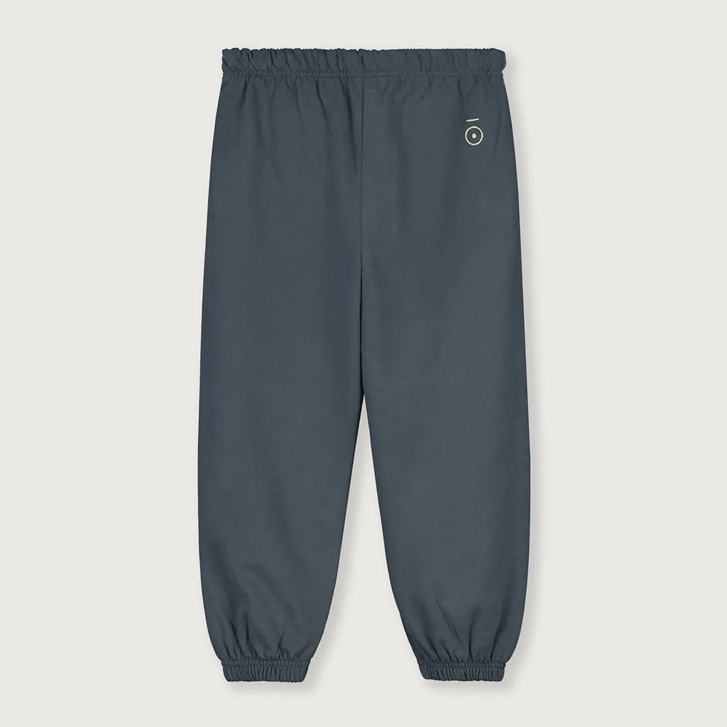 Pants Track 10Y Logo Blue Grey