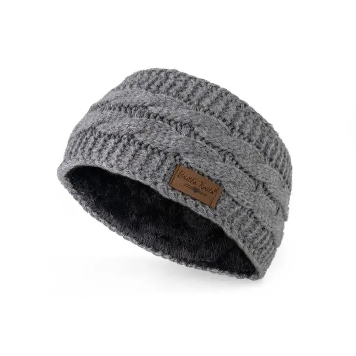 Plush Cable Knit Headwarmer