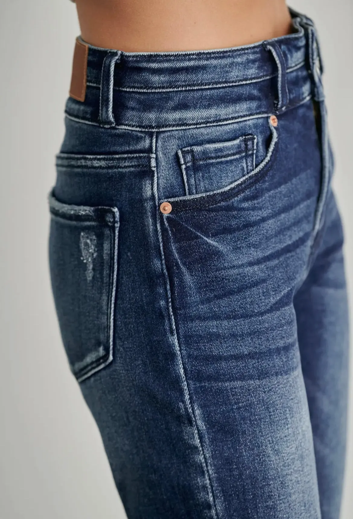 Prisca high rise straight jeans