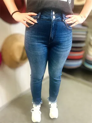 Prisca high rise straight jeans