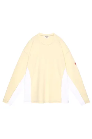 SIDE SEAM DBL KNIT LONG SLEEVE YELLOW