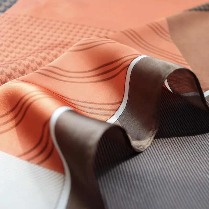 Small Square Scarf Silk Bandana Scarf