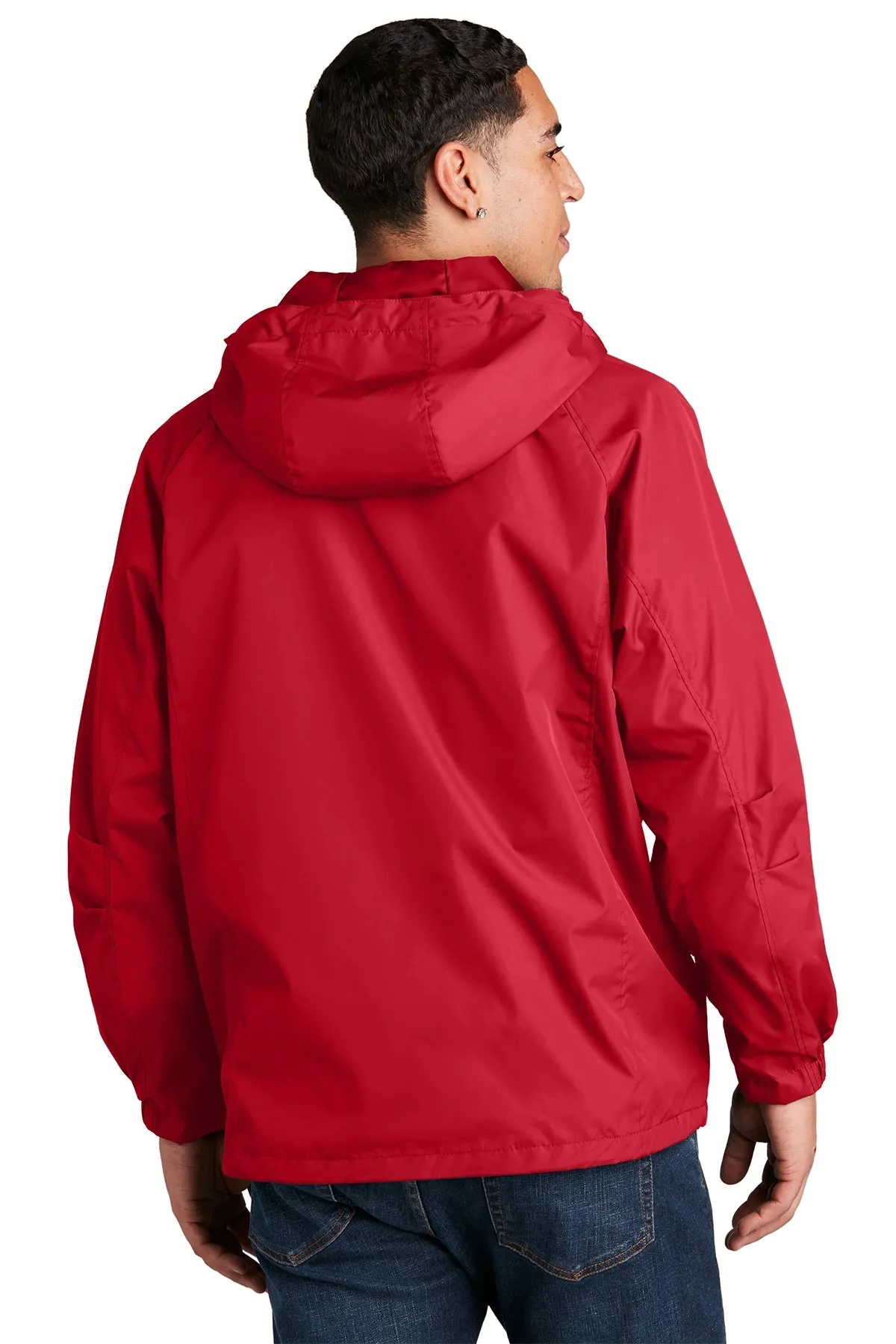 Sport-Tek Custom Hooded Raglan Jackets, True Red