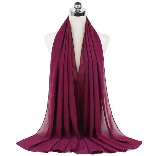 Stylish Premium Chiffon Hijab for Women