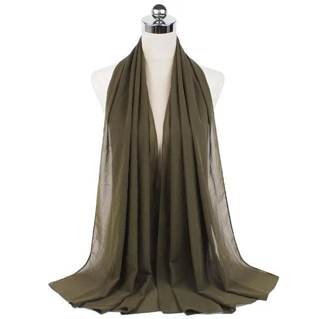 Stylish Premium Chiffon Hijab for Women