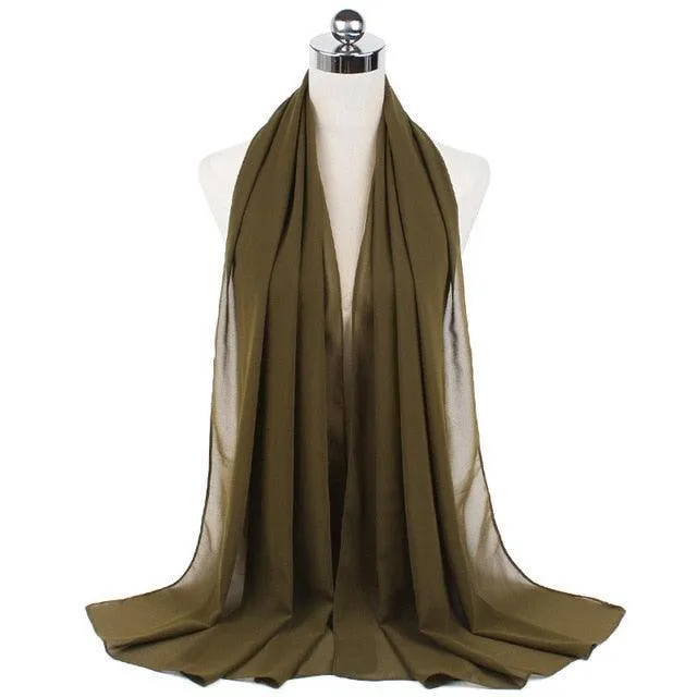 Stylish Premium Chiffon Hijab for Women