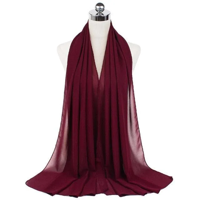 Stylish Premium Chiffon Hijab for Women