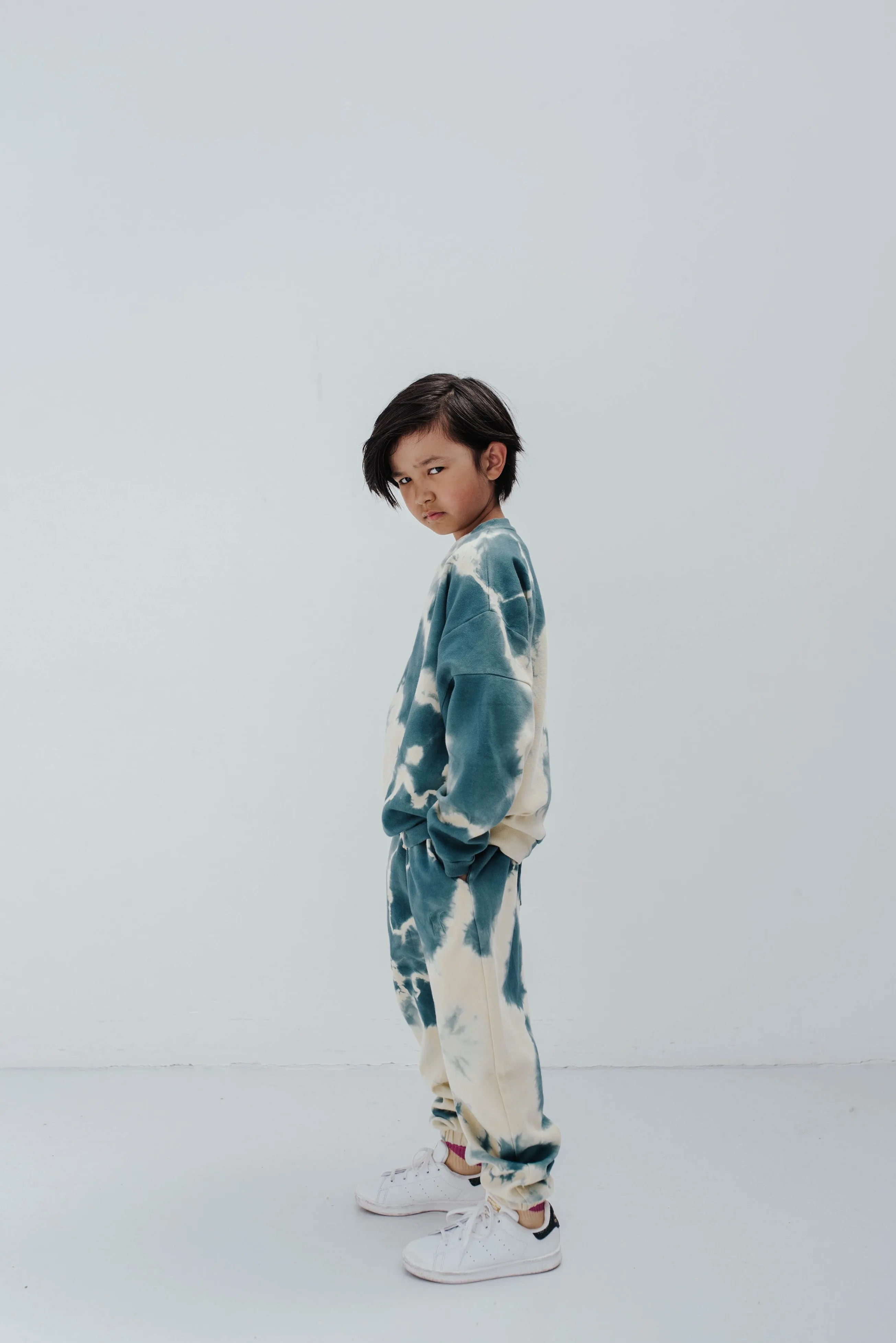 Sweatpants Azure Sand Marble