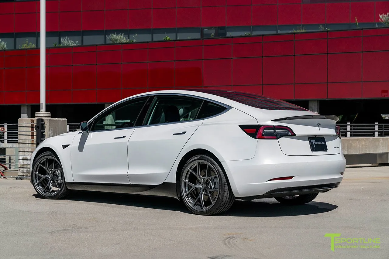 T-Sportline Tesla Model 3 Carbon Fiber Side Skirts (Set of 2)