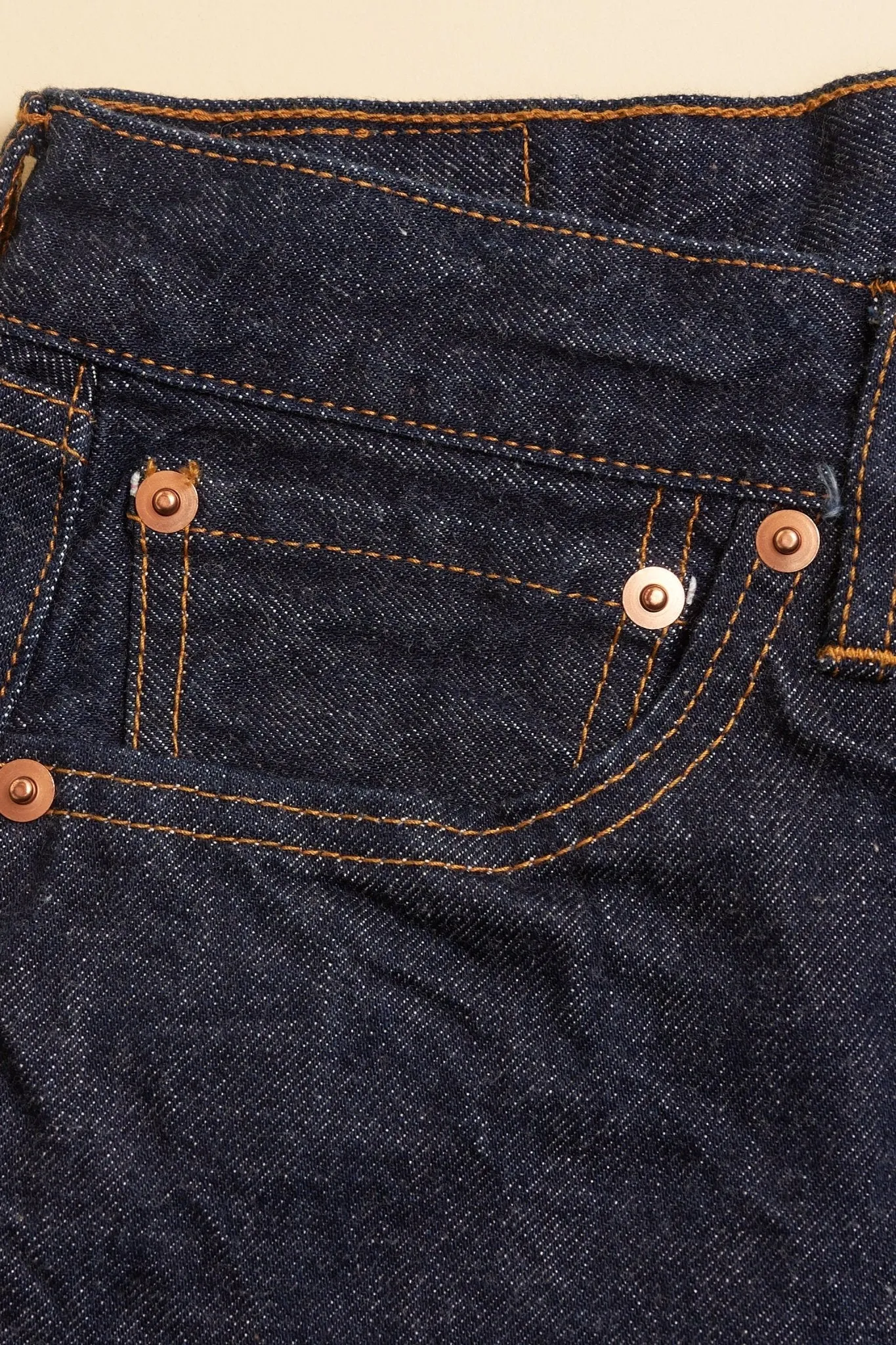 TCB Jeans 60's XX Medium Rise Tapered Denim - 13oz