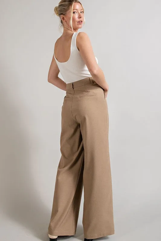 Timeless Straight Leg Trouser Pants-4 Colors