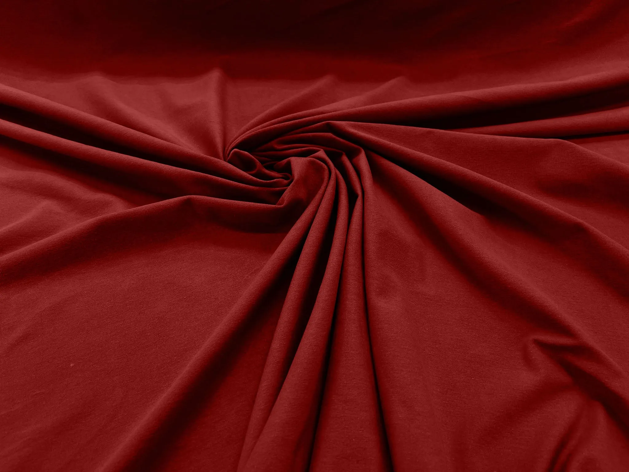 Tomato Red 58/60" Wide Cotton Jersey Spandex Knit Blend 95% Cotton 5 percent Spandex/Stretch Fabric/Costume