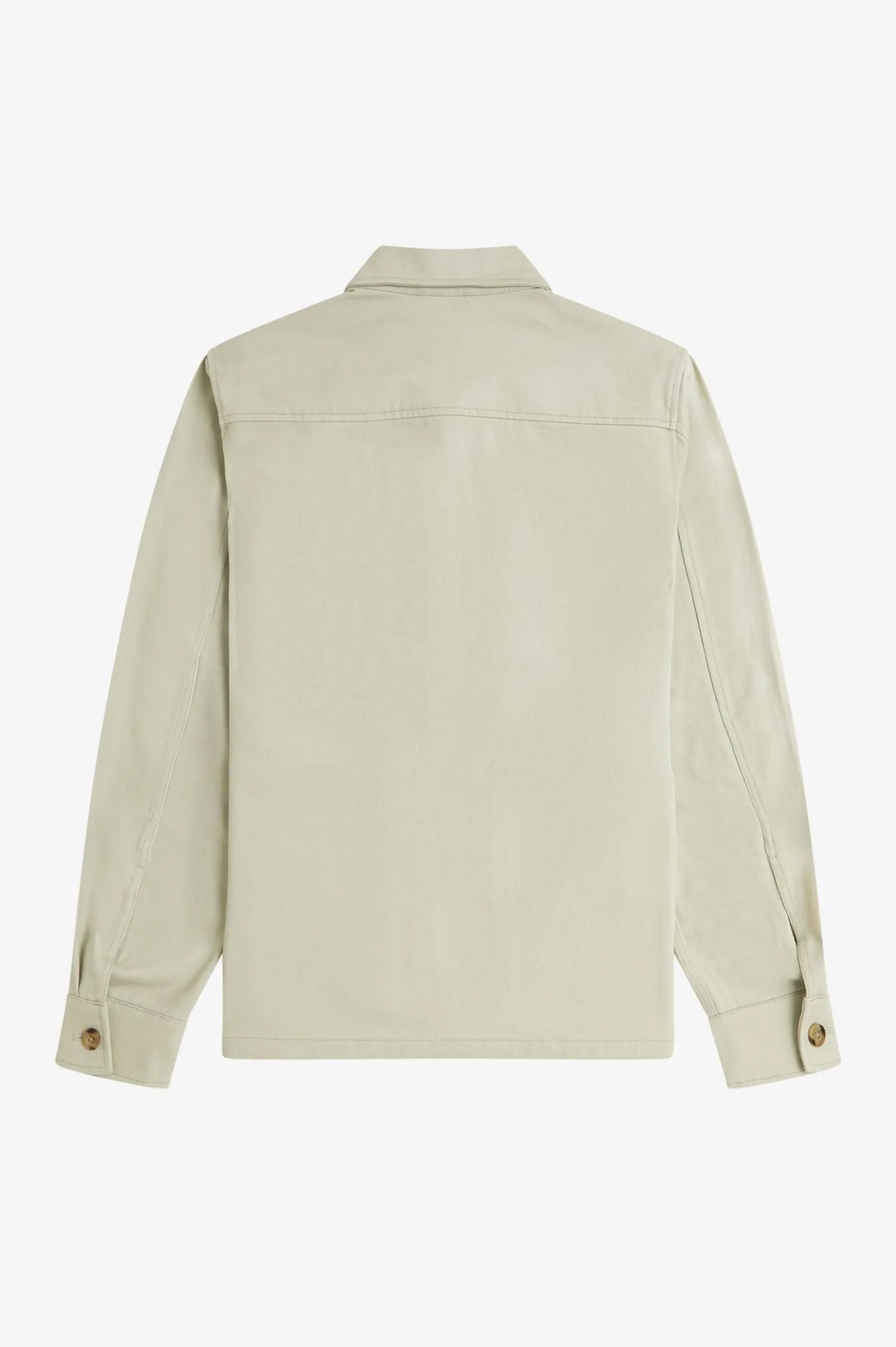 TWILL ZIP THROUGH OVERSHIRT