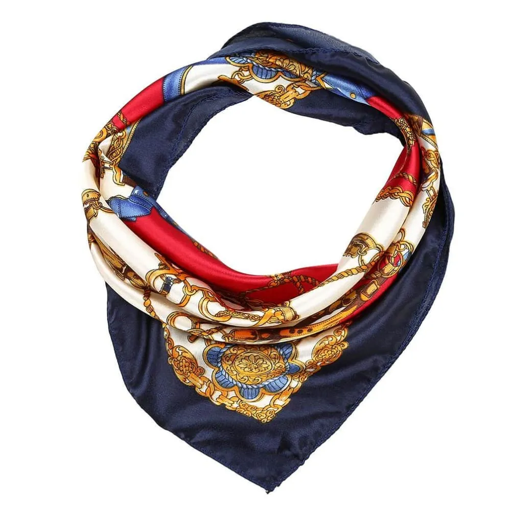 Vbiger Womens Silk Square Scarves Bandana Scarf 50x50cm - 12 Mixed Designs