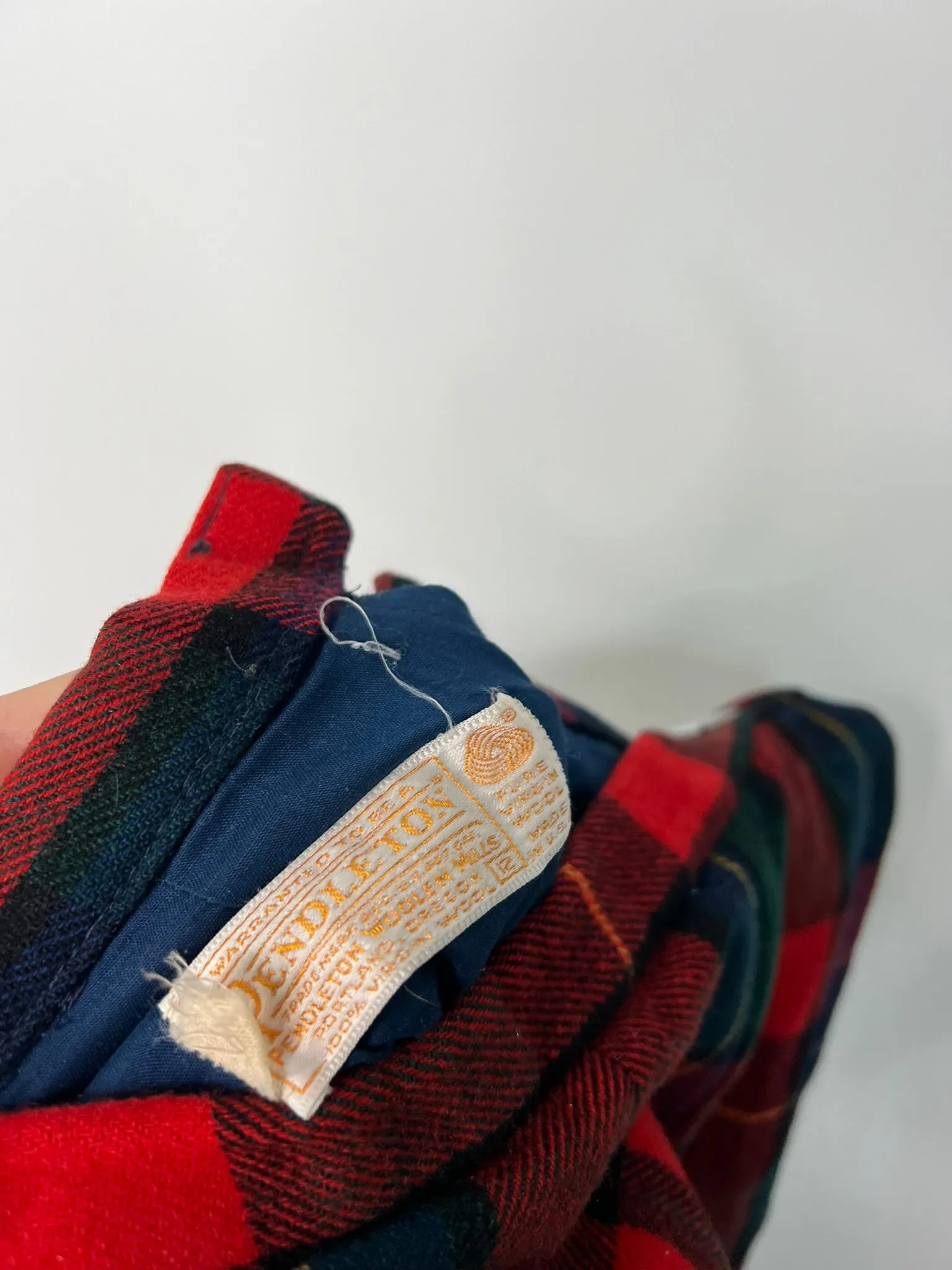 Vintage Pendleton Wool Plaid Pants