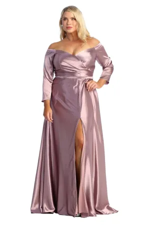 Western Dress For Women in Mauve By May Queen MQ1930