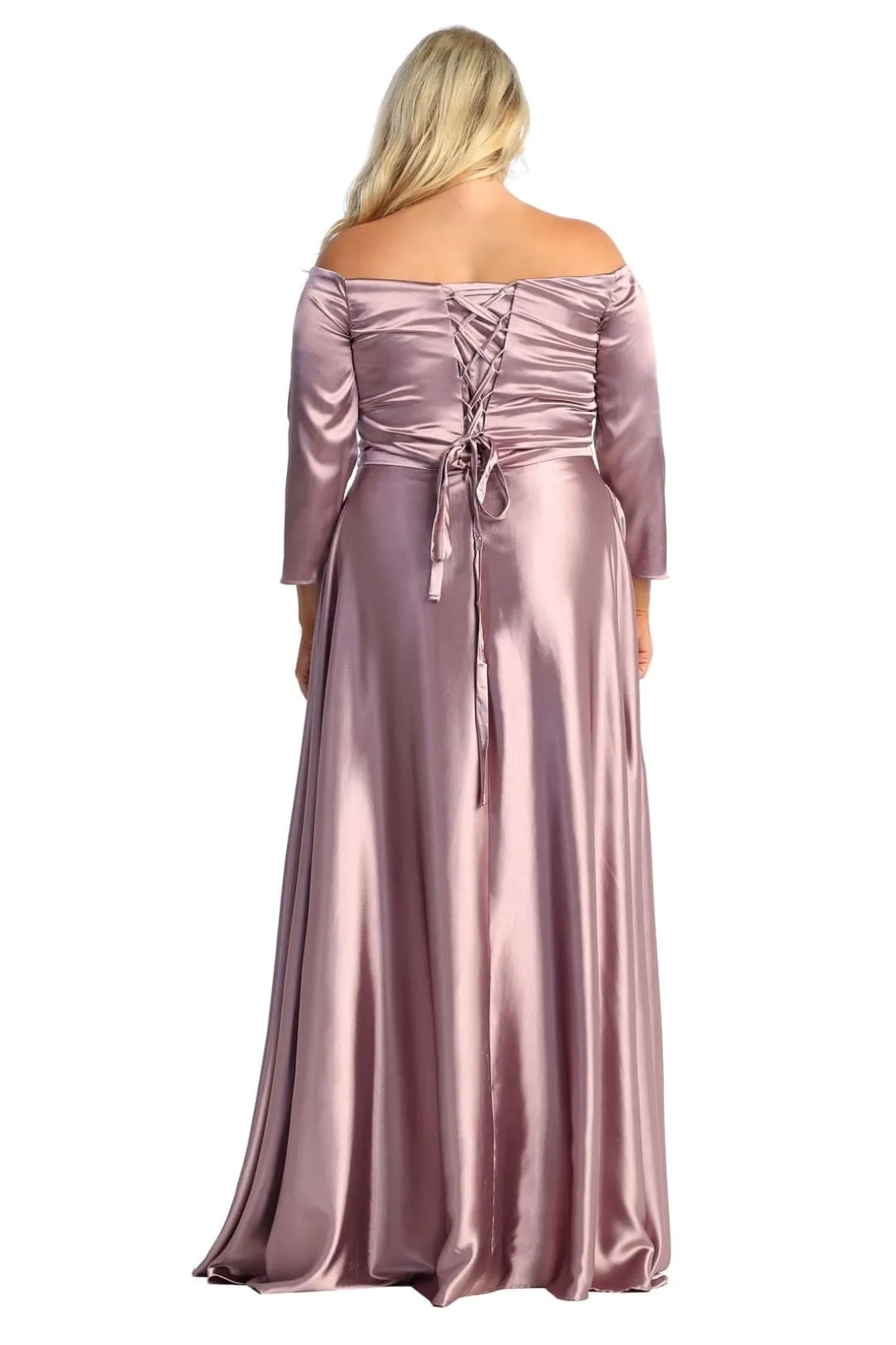 Western Dress For Women in Mauve By May Queen MQ1930