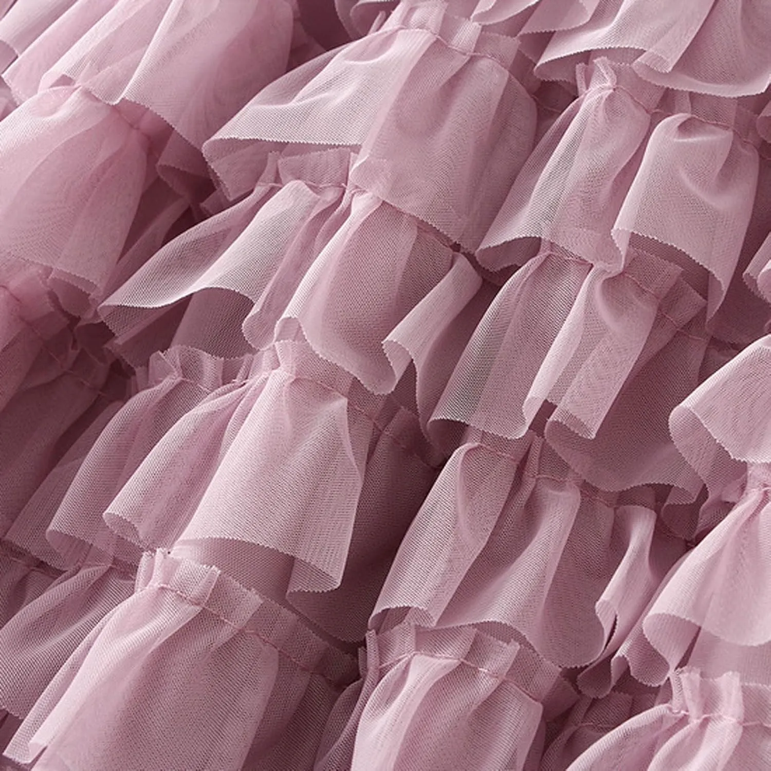 Women's Cute Fashion Layered Cake Short Skirts Summer High Waist Casual Solid Ruffled Half-Body Skirt 2025 Basic