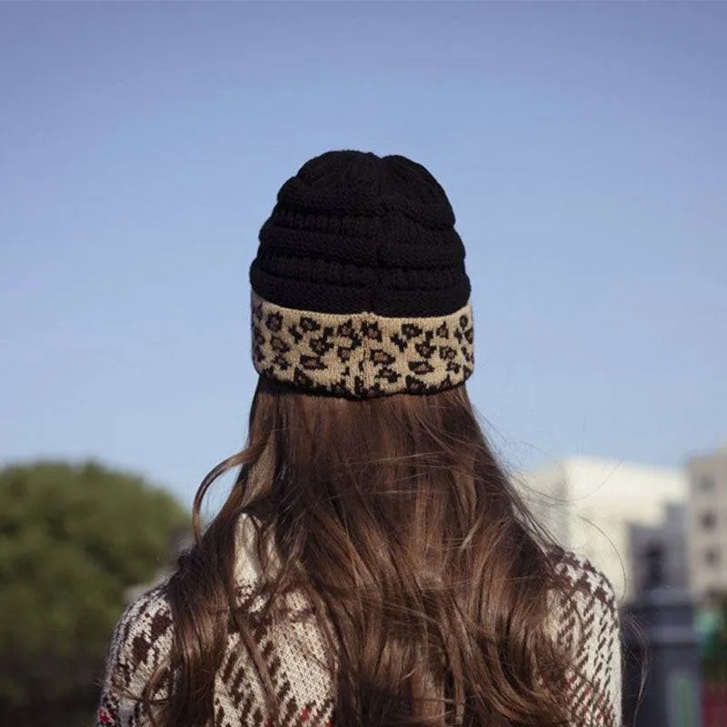 Women's Leopard Print Toque