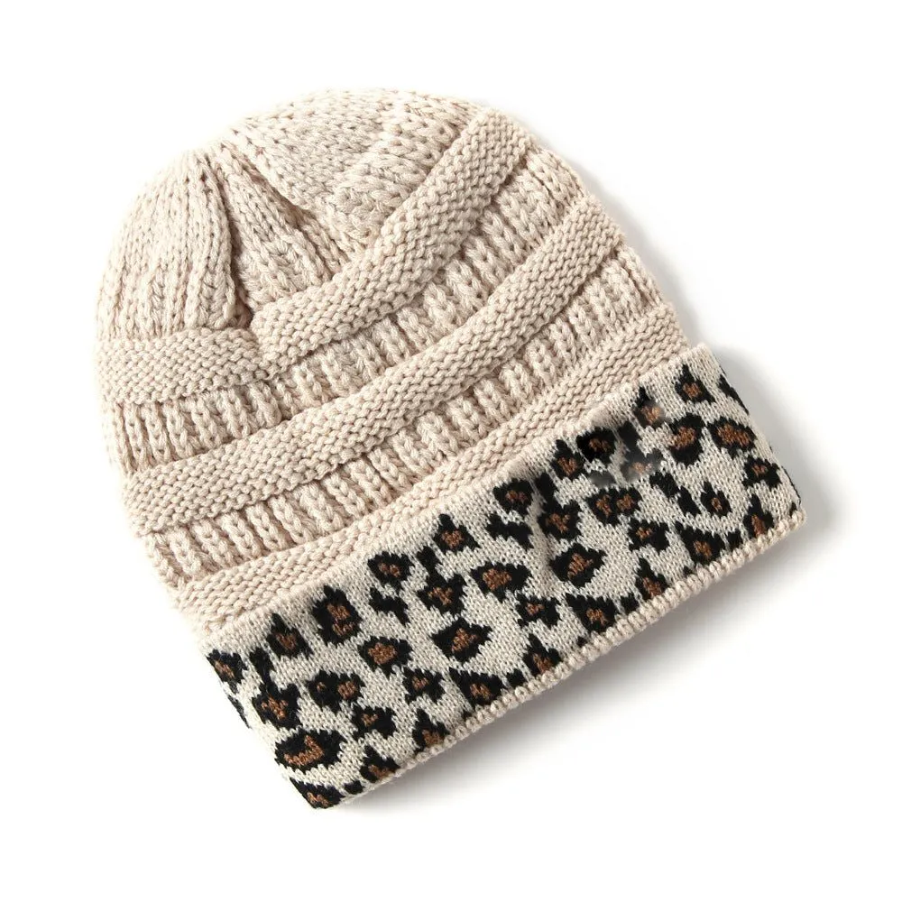 Women's Leopard Print Toque