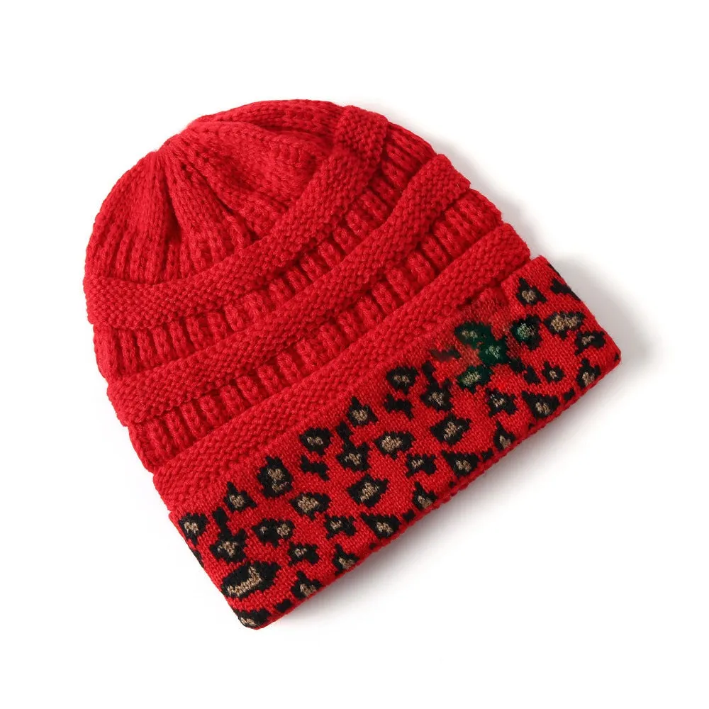 Women's Leopard Print Toque
