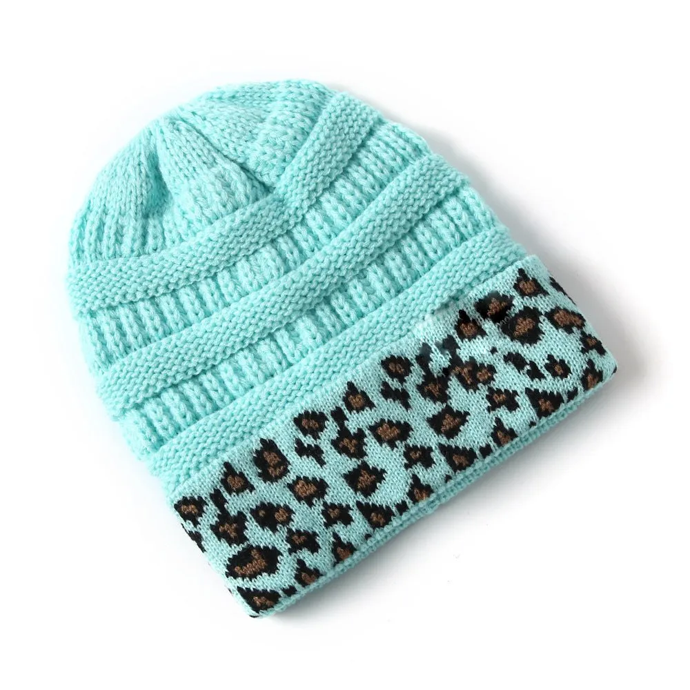Women's Leopard Print Toque
