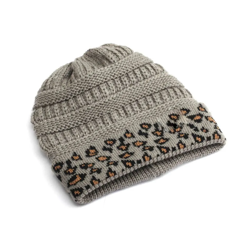 Women's Leopard Print Toque