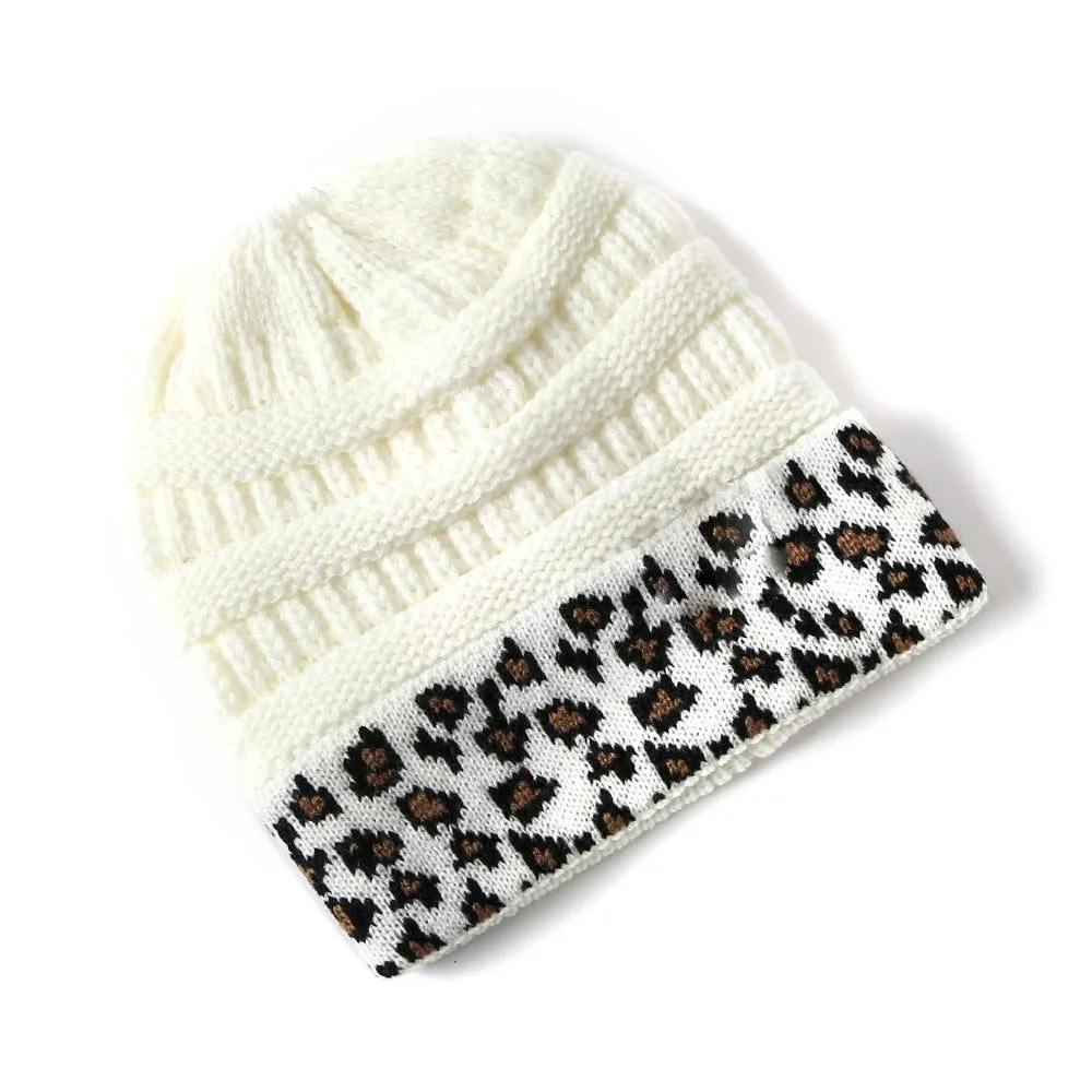 Women's Leopard Print Toque