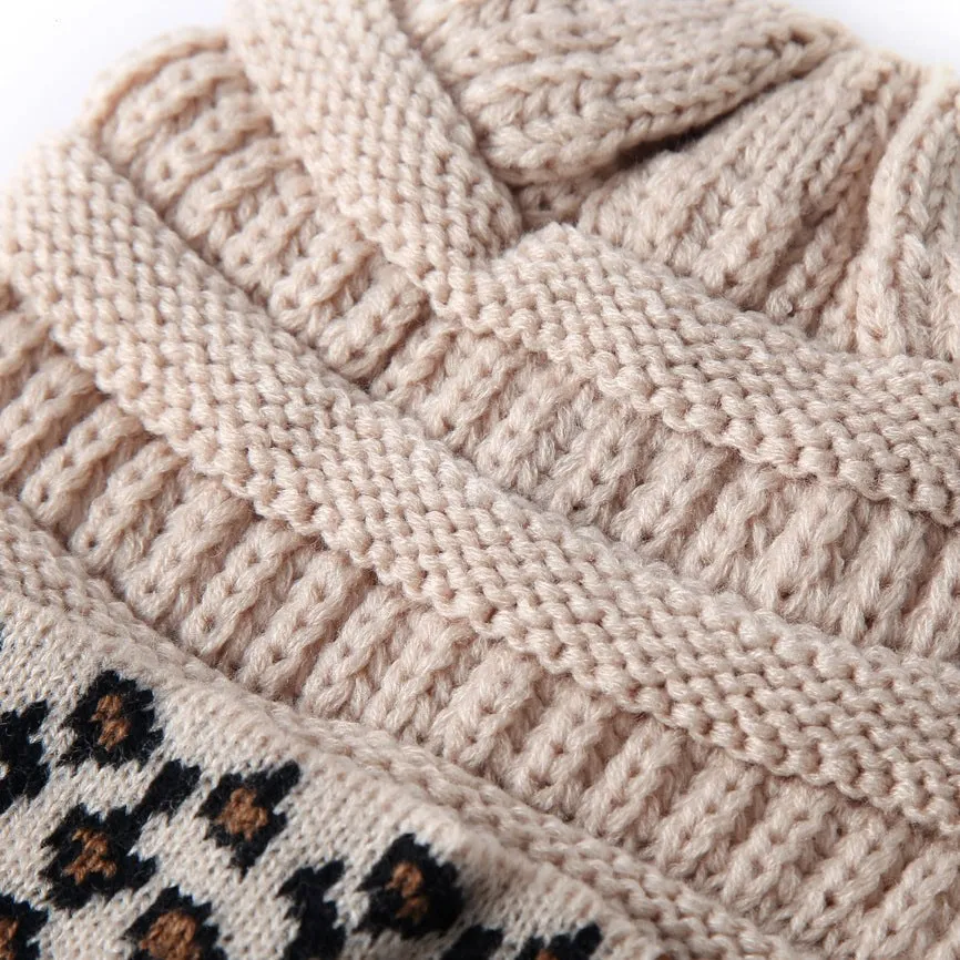 Women's Leopard Print Toque