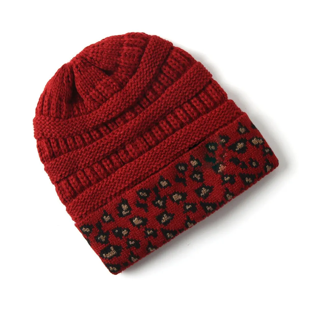 Women's Leopard Print Toque