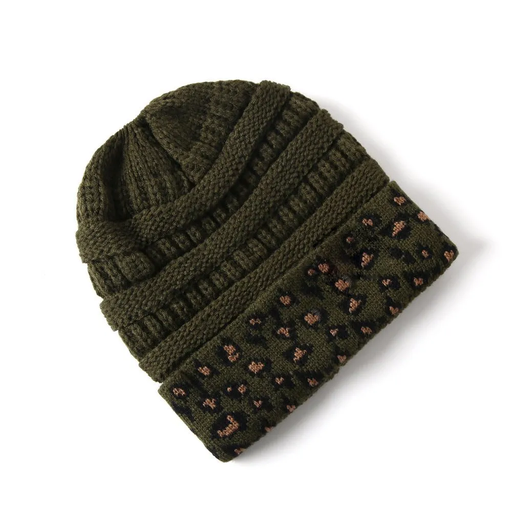 Women's Leopard Print Toque