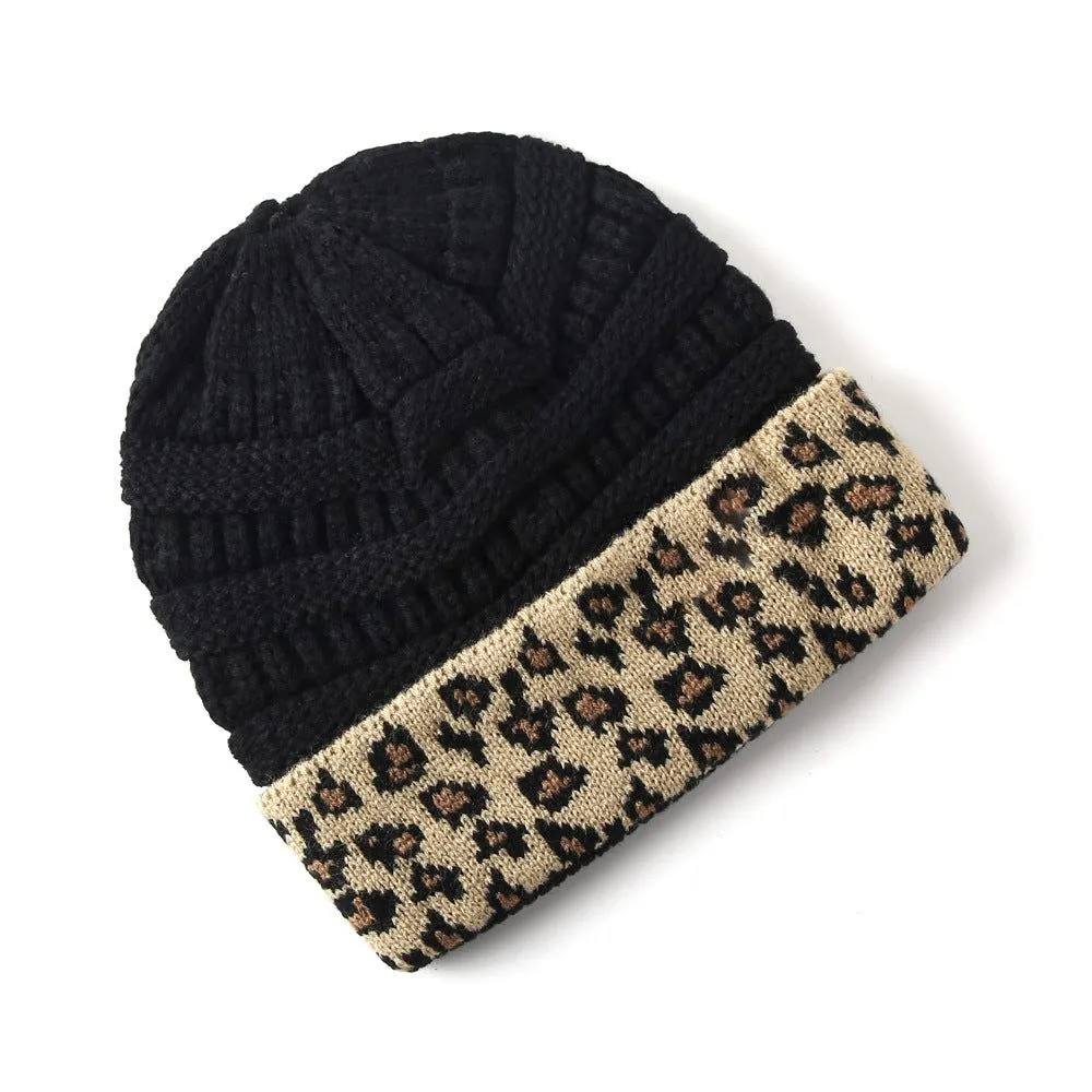 Women's Leopard Print Toque